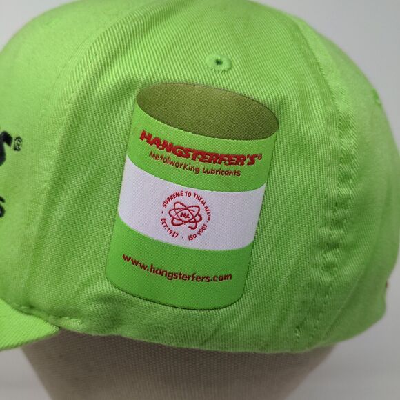 Hangsterfers Metalworking Lubricants Baseball Cap Embroidered Green Flexfit L/XL - Picture 6 of 13